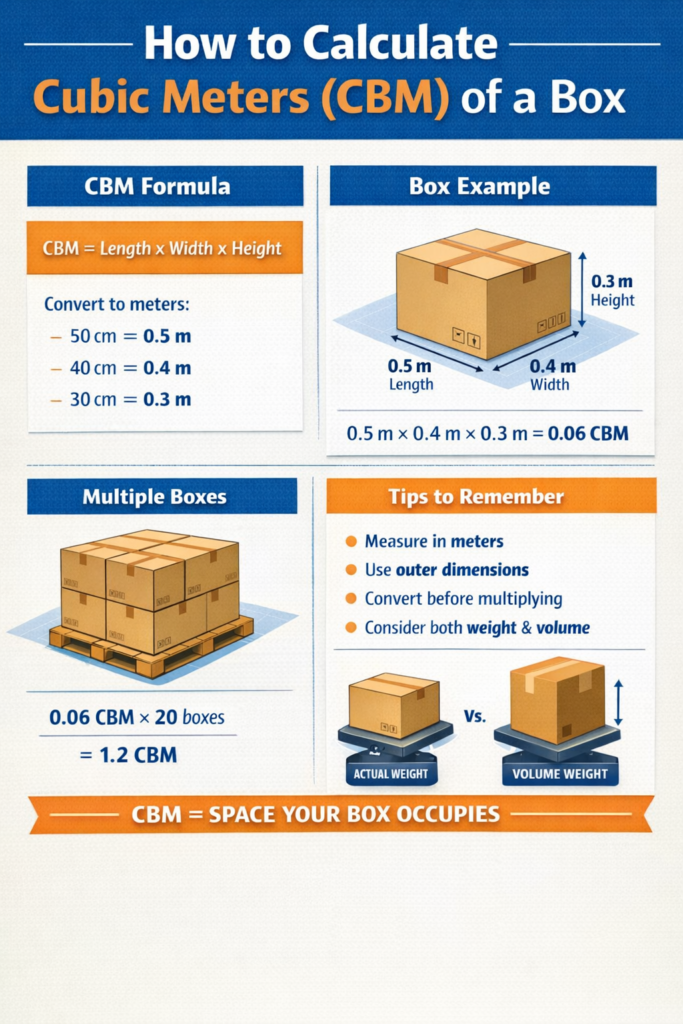 Hoe Kubieke Meters (CBM) van een Doos te Berekenen - DST-Pack