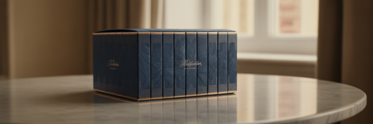 Luxury cosmetics Advent calendar packaging.